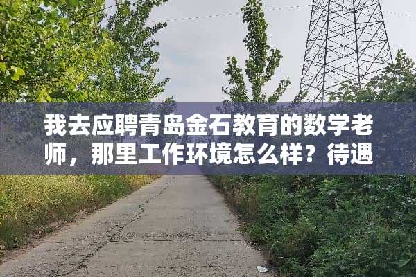 我去应聘青岛金石教育的数学老师，那里工作环境怎么样？待遇怎么样啊？