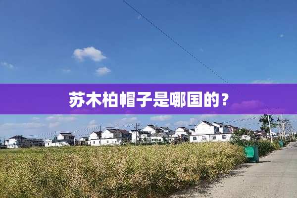 苏木柏帽子是哪国的？