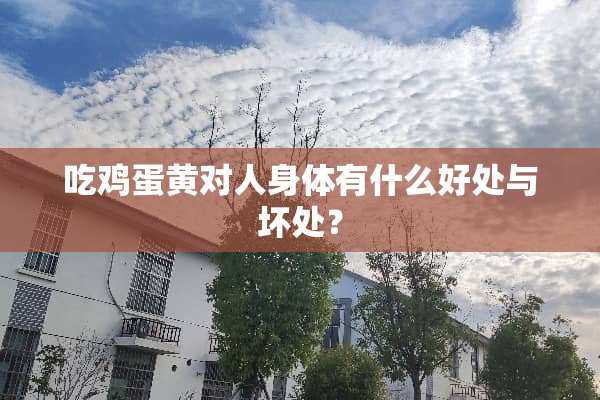 吃鸡蛋黄对人身体有什么好处与坏处？