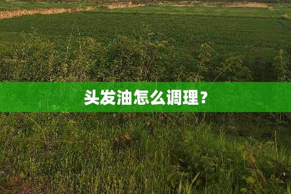 头发油怎么调理？