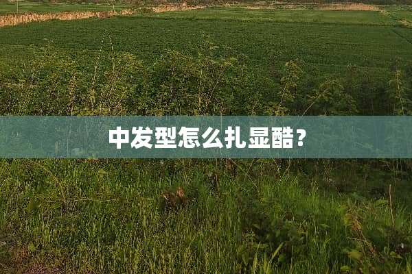 中发型怎么扎显酷？