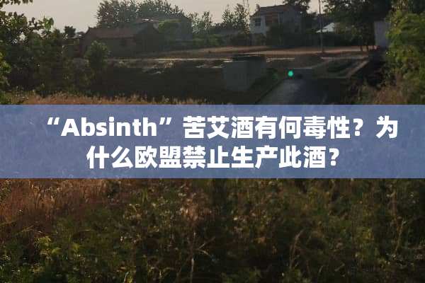 “Absinth”苦艾酒有何毒性？为什么欧盟禁止生产此酒？