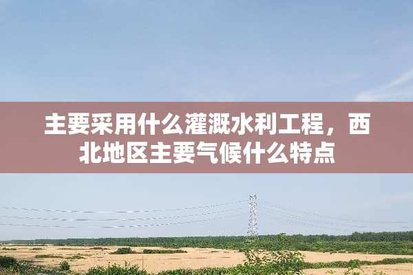 主要采用什么灌溉水利工程，西北地区主要气候什么特点