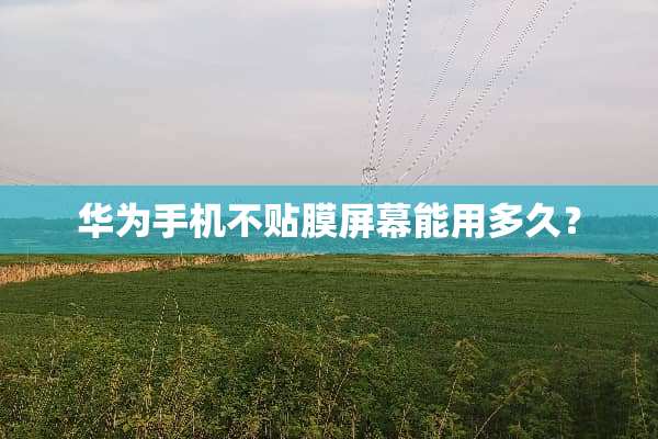 华为手机不贴膜屏幕能用多久？
