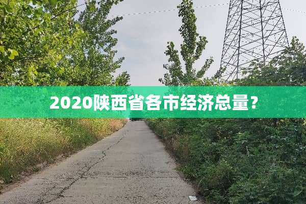 2020陕西省各市经济总量？