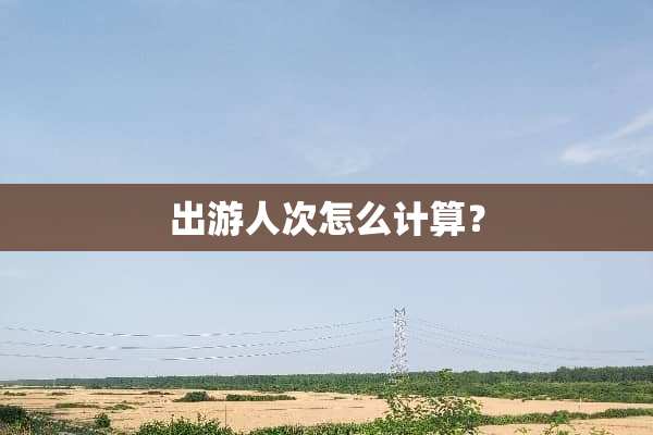 出游人次怎么计算？