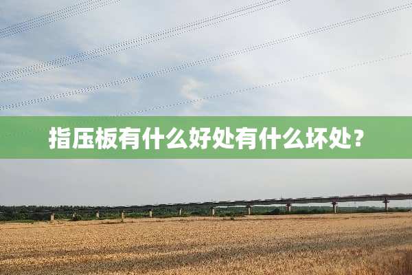 指压板有什么好处有什么坏处？