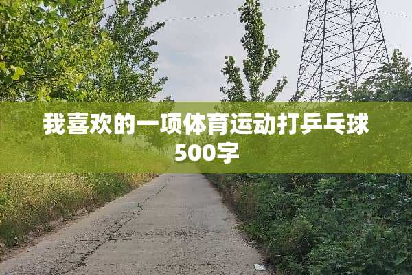 我喜欢的一项体育运动打乒乓球500字