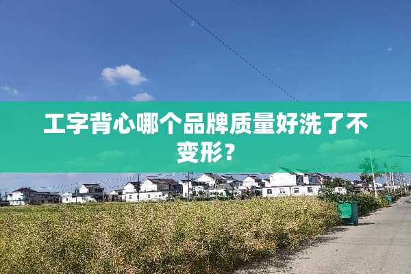 工字背心哪个品牌质量好洗了不变形？