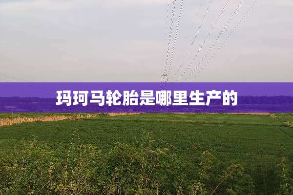 玛珂马轮胎是哪里生产的