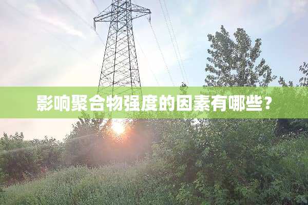 影响聚合物强度的因素有哪些？