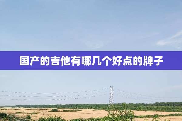 国产的吉他有哪几个好点的牌子