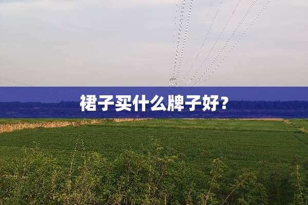 裙子买什么牌子好？