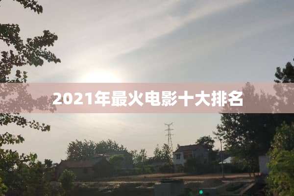 2021年最火电影十大排名