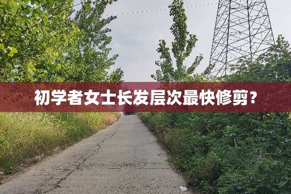 初学者女士长发层次最快修剪？