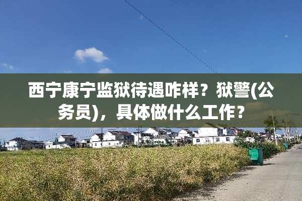 西宁康宁监狱待遇咋样？狱警(公务员)，具体做什么工作？