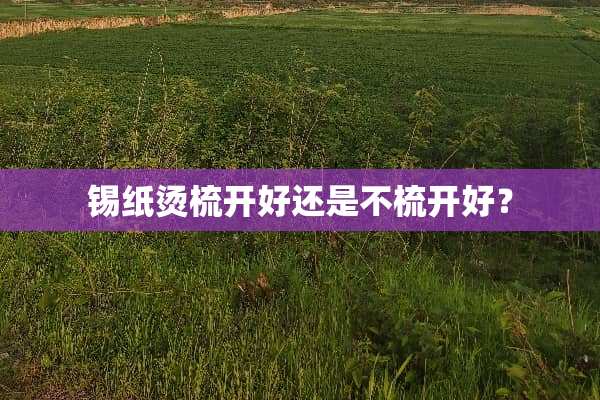锡纸烫梳开好还是不梳开好？
