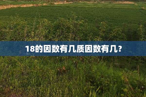 18的因数有几质因数有几？
