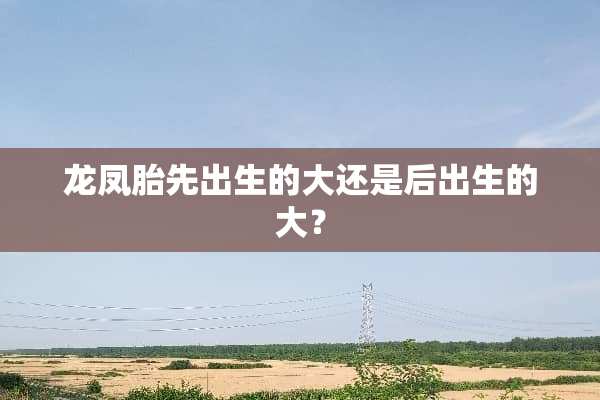 龙凤胎先出生的大还是后出生的大？