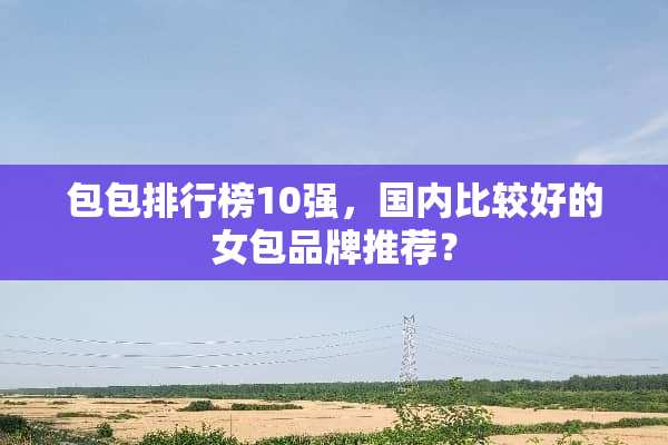 包包排行榜10强，国内比较好的女包品牌推荐？