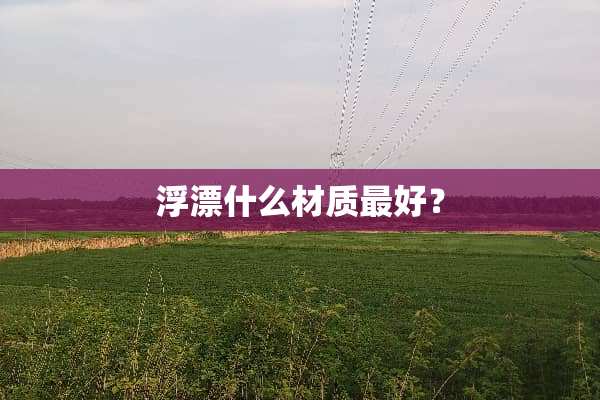 浮漂什么材质最好？