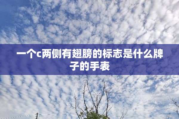 一个c两侧有翅膀的标志是什么牌子的手表