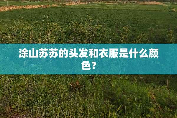 涂山苏苏的头发和衣服是什么颜色？