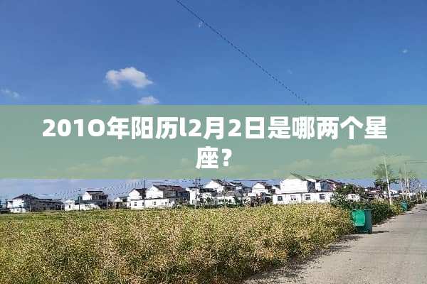 201O年阳历l2月2日是哪两个星座？