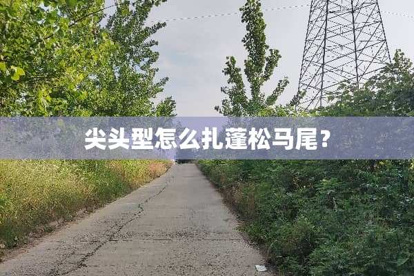尖头型怎么扎蓬松马尾？