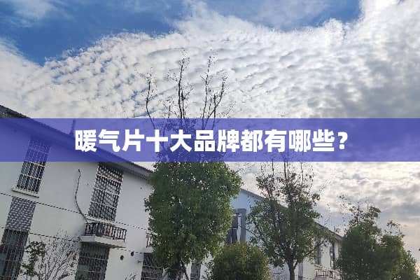 暖气片十大品牌都有哪些？