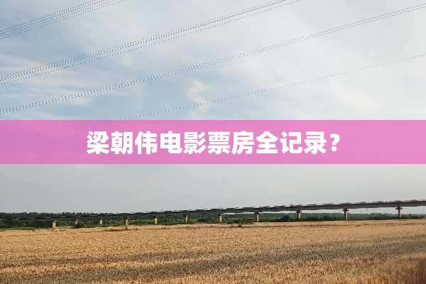 梁朝伟电影票房全记录？