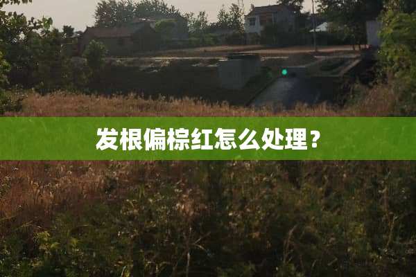 发根偏棕红怎么处理？