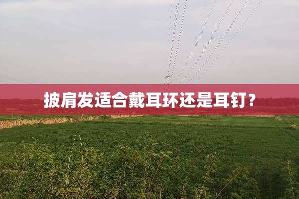 披肩发适合戴耳环还是耳钉？