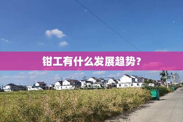 钳工有什么发展趋势？