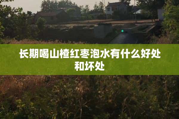 长期喝山楂红枣泡水有什么好处和坏处
