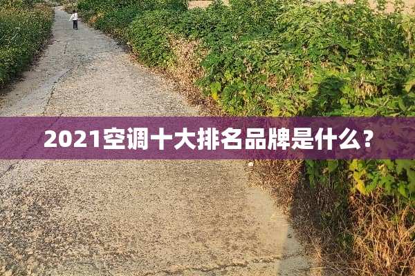 2021空调十大排名品牌是什么？