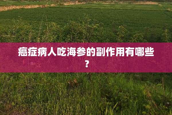 癌症病人吃海参的副作用有哪些？