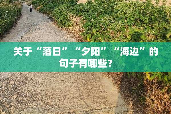关于“落日”“夕阳”“海边”的句子有哪些？