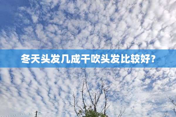 冬天头发几成干吹头发比较好？