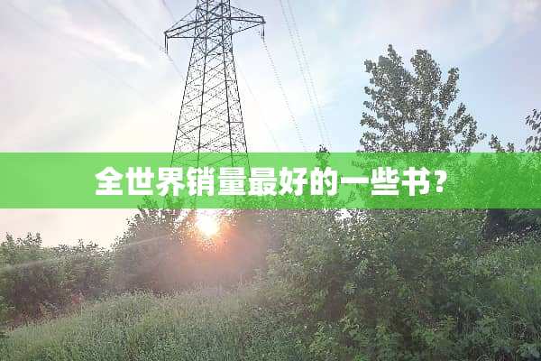 全世界销量最好的一些书？