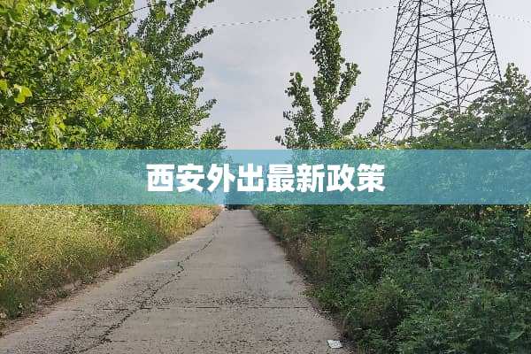 西安外出最新政策