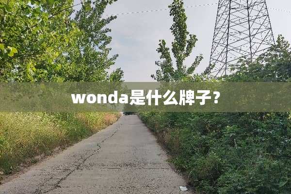 wonda是什么牌子？