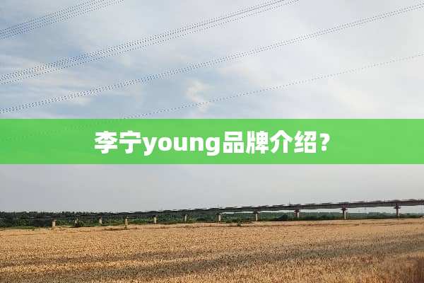 李宁young品牌介绍？