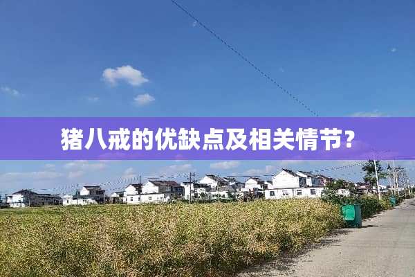 猪八戒的优缺点及相关情节？