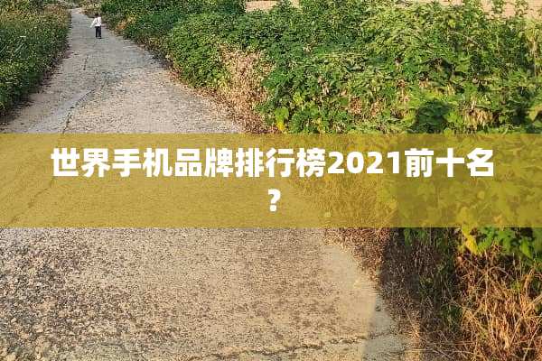 世界手机品牌排行榜2021前十名？