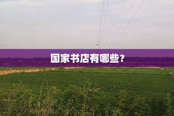 国家书店有哪些？
