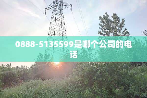 0888-5135599是哪个公司的电话