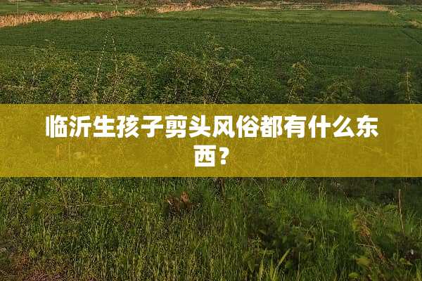 临沂生孩子剪头风俗都有什么东西？
