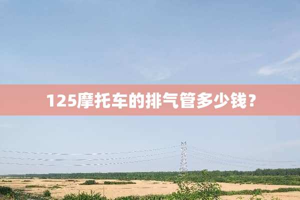 125摩托车的排气管多少钱？