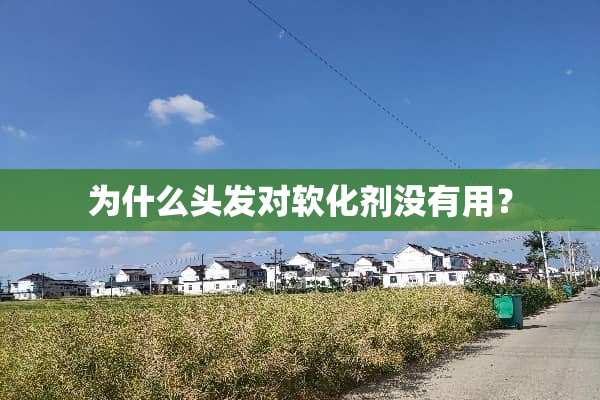为什么头发对软化剂没有用？